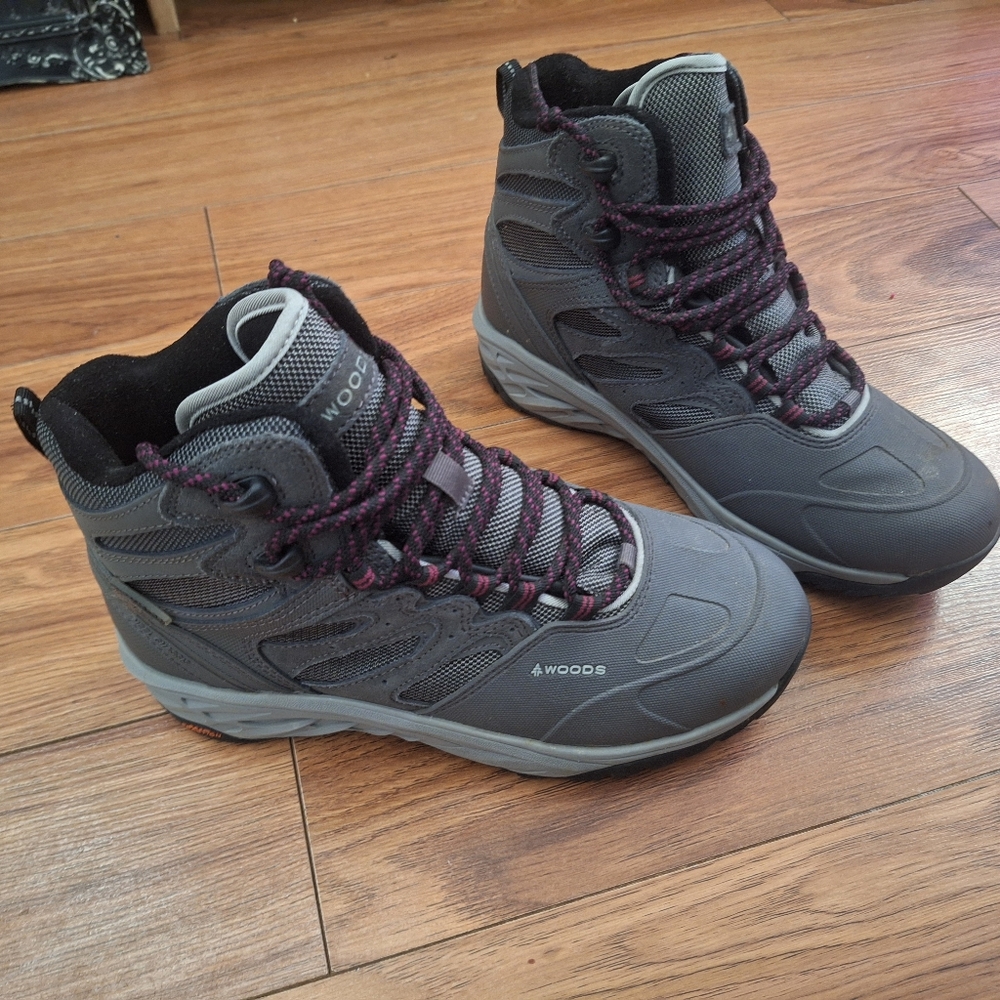 Woods Booties sz 7 winter hiking, warm!